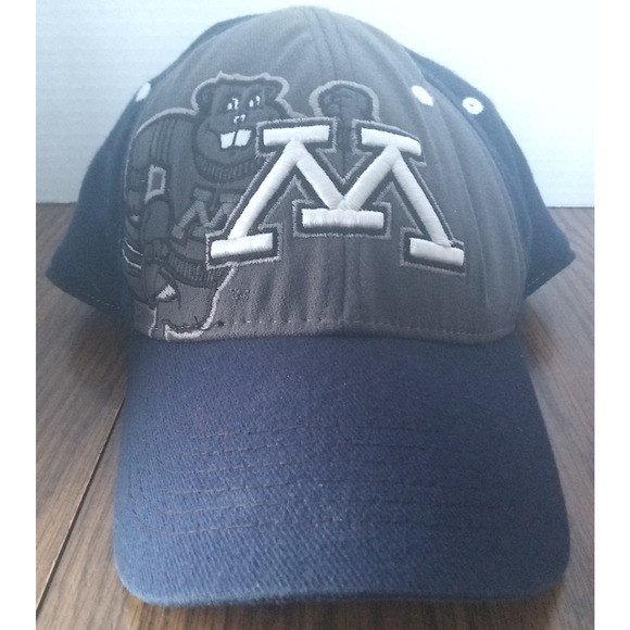 Minnesota Golden Gophers Blue And Grey One-Fit Hat - Picture 1 of 4